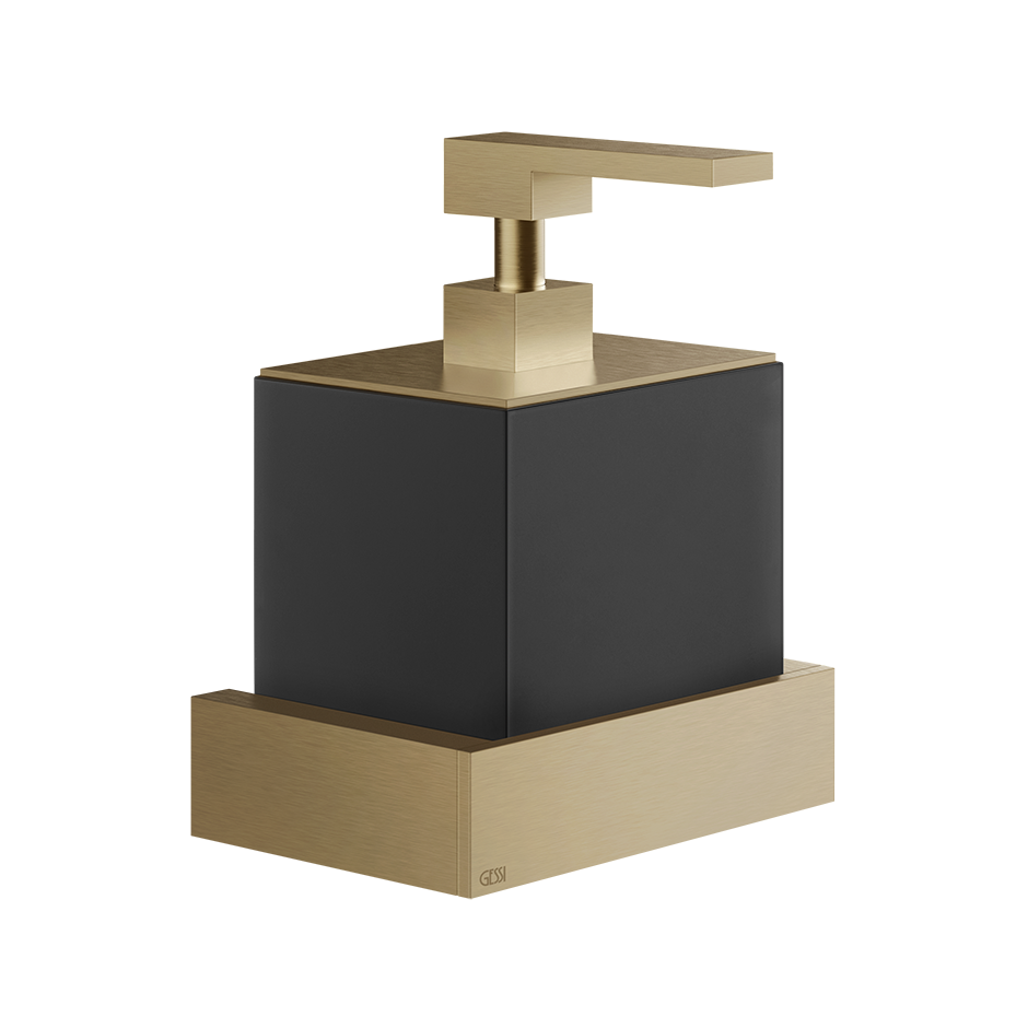 Rettangolo Soap Dispenser - 20814 Bathroom Accessories GESSI Warm Bronze Brushed PVD