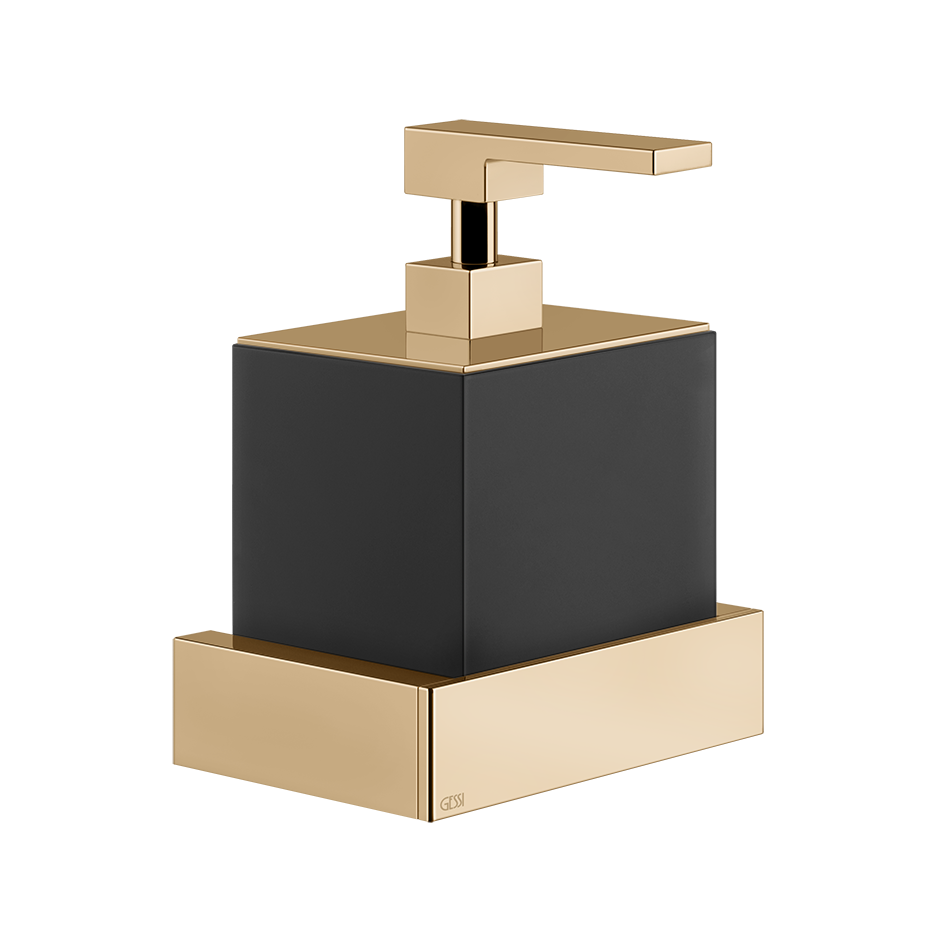 Rettangolo Soap Dispenser - 20814 Bathroom Accessories GESSI Warm Bronze PVD
