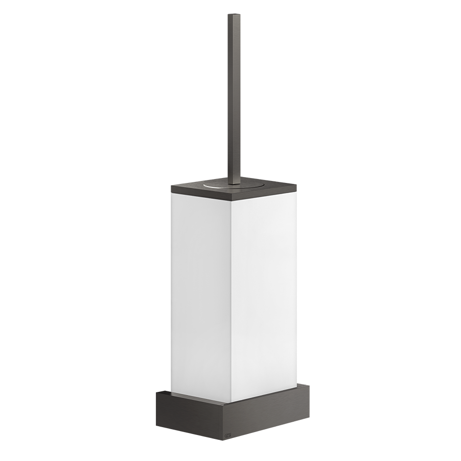 Rettangolo Brush Holder - 20819 Bathroom Accessories GESSI Black Metal Brushed PVD