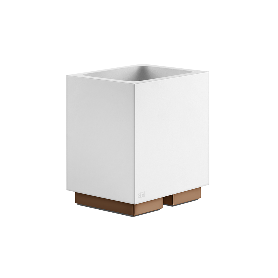 Rettangolo Tumbler Holder - 20831 Bathroom Accessories GESSI Copper PVD
