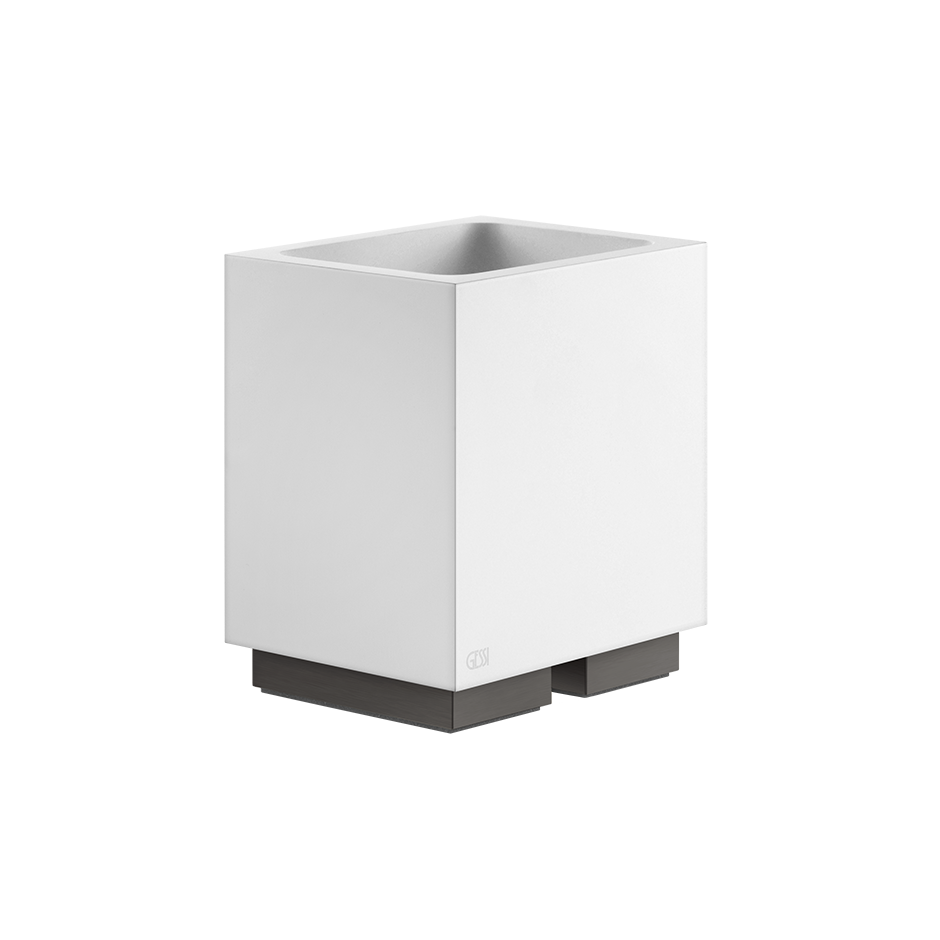 Rettangolo Tumbler Holder - 20831 Bathroom Accessories GESSI Black Metal Brushed PVD
