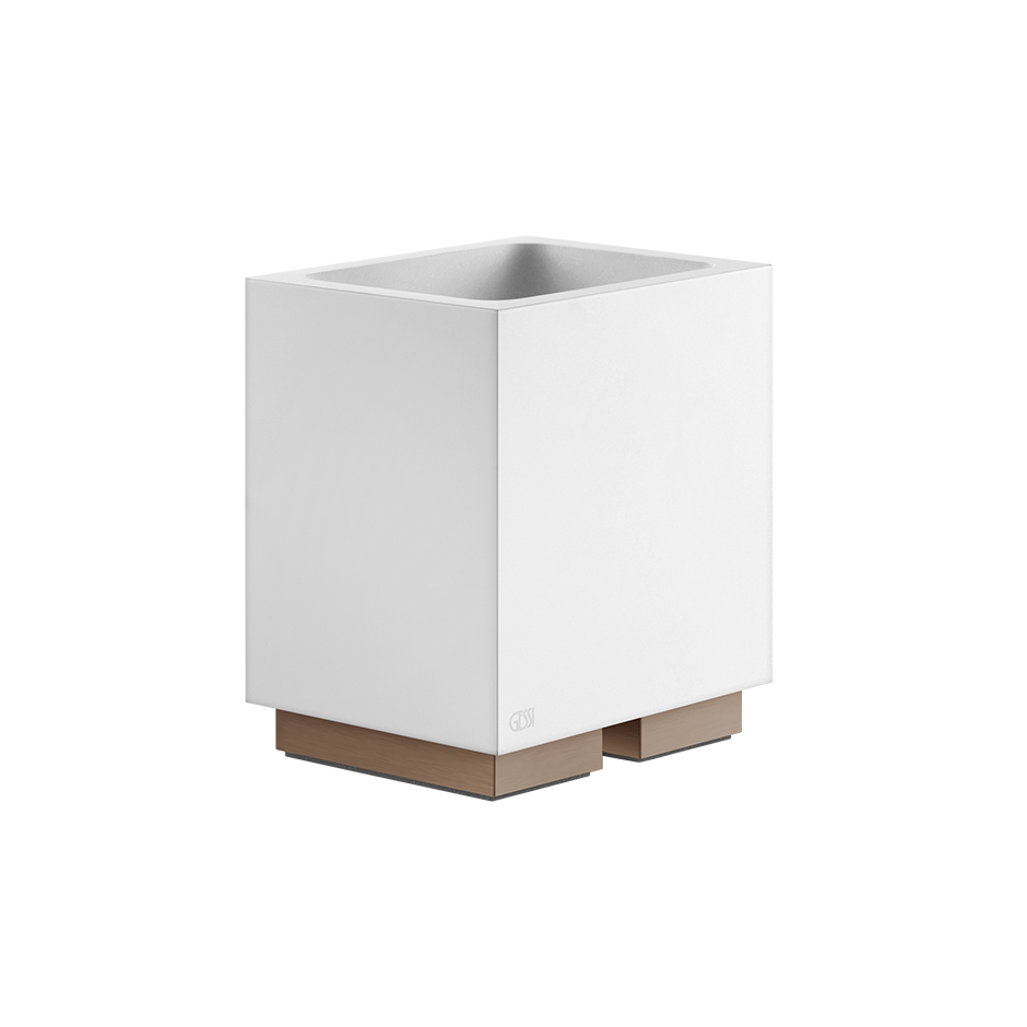 Rettangolo Tumbler Holder - 20831 Bathroom Accessories GESSI Copper Brushed PVD