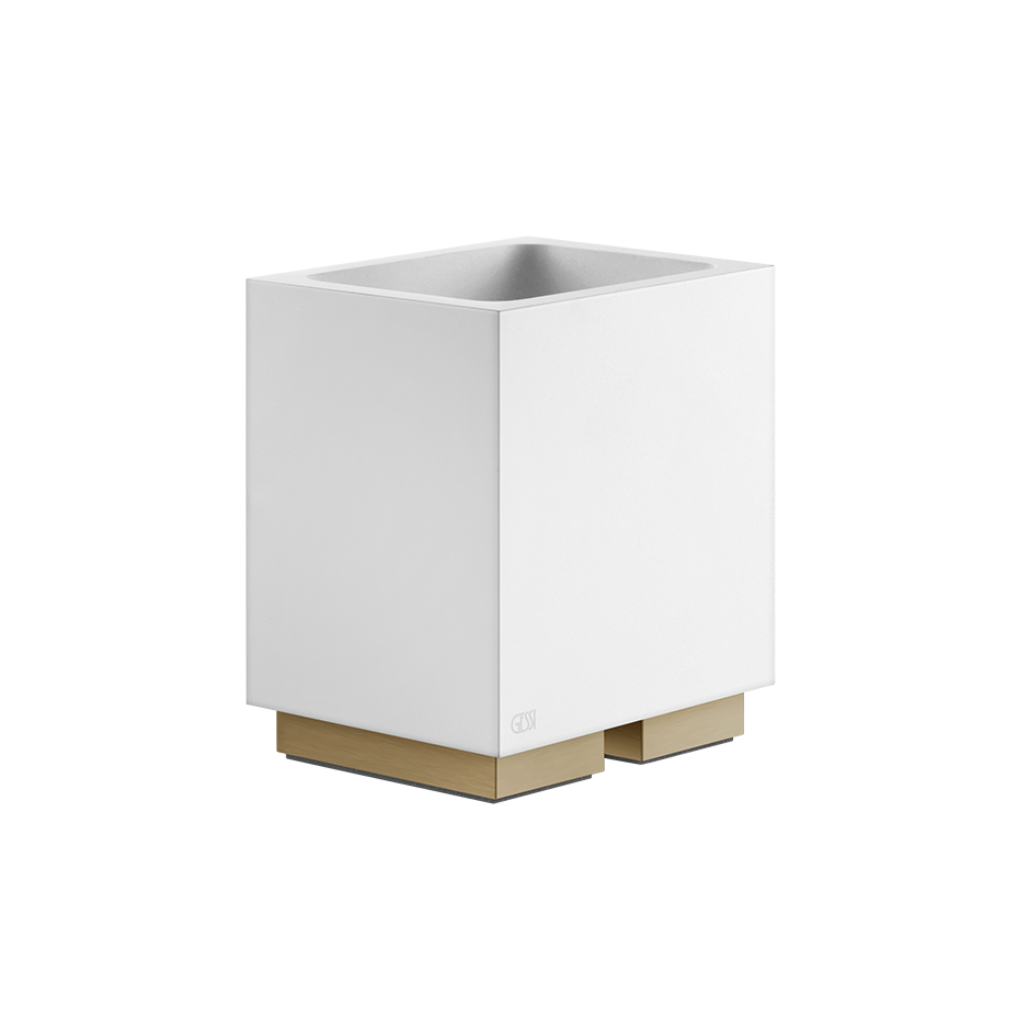 Rettangolo Tumbler Holder - 20831 Bathroom Accessories GESSI Warm Bronze Brushed PVD