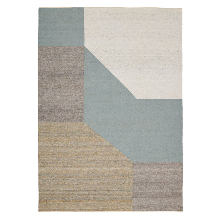 Blocchi Rugs Linie Design Blocchi Aqua 140x200 (4.6' x 6.6')