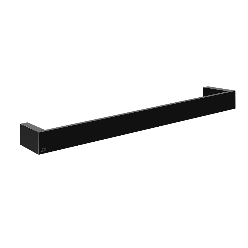 Rettangolo Towel Bar - 20900 Bathroom Accessories GESSI Black Metal PVD