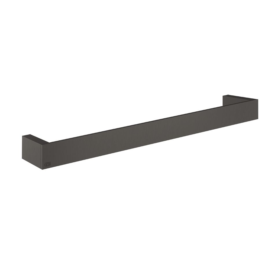 Rettangolo Towel Bar - 20900 Bathroom Accessories GESSI Black Metal Brushed PVD