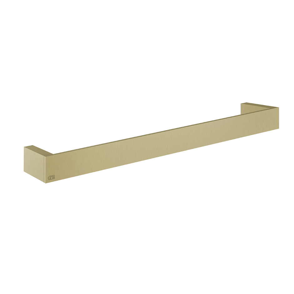 Rettangolo Towel Bar - 20900 Bathroom Accessories GESSI Brass Brushed PVD