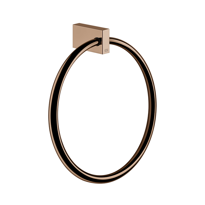 Rettangolo Towel Ring - 20909 Bathroom Accessories GESSI Copper PVD