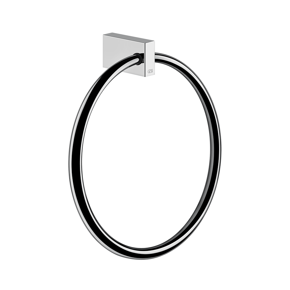 Rettangolo Towel Ring - 20909 Bathroom Accessories GESSI Chrome