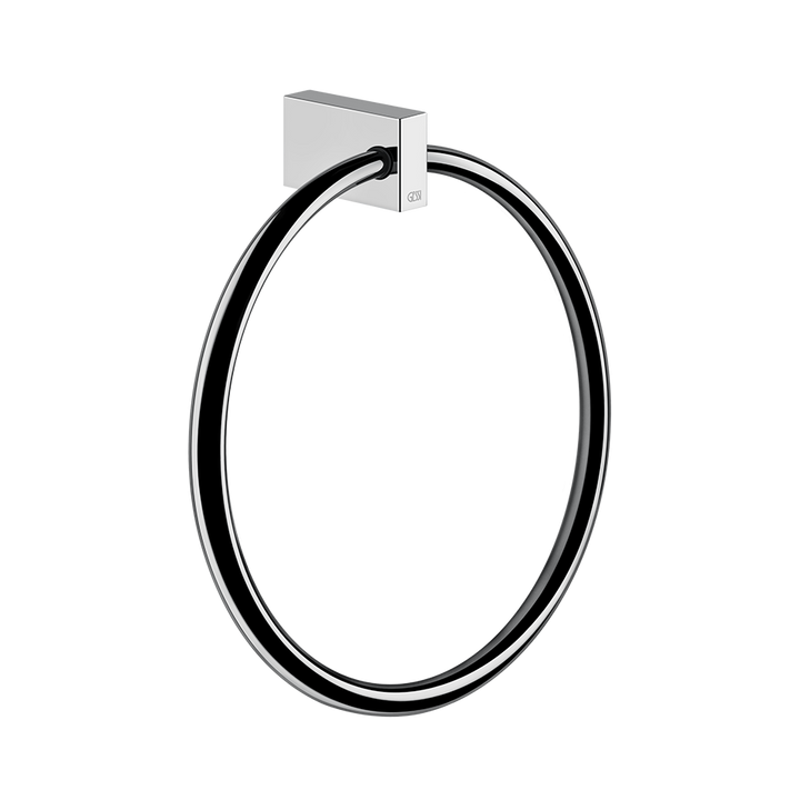 Rettangolo Towel Ring - 20909 Bathroom Accessories GESSI Chrome
