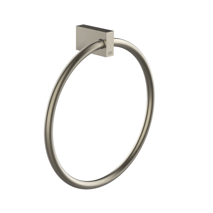 Rettangolo Towel Ring - 20909 Bathroom Accessories GESSI Finox Brushed Nickel
