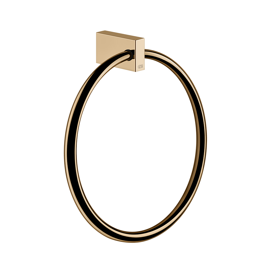 Rettangolo Towel Ring - 20909 Bathroom Accessories GESSI Warm Bronze PVD