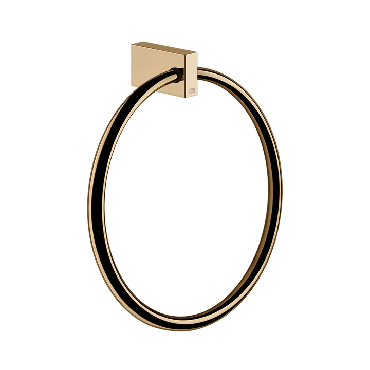 Rettangolo Towel Ring - 20909 Bathroom Accessories GESSI Warm Bronze PVD
