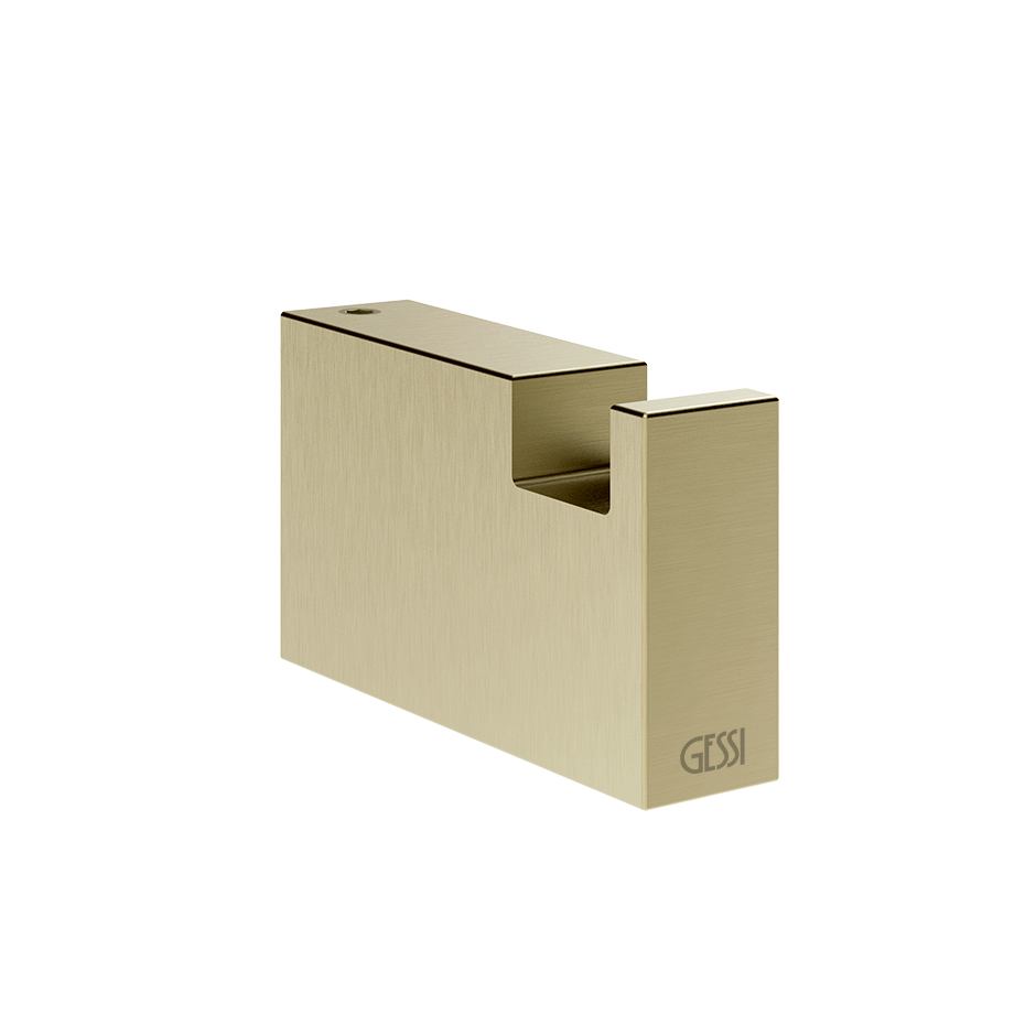 Rettangolo Garment Hook - 20921 Bathroom Accessories GESSI Brass Brushed PVD