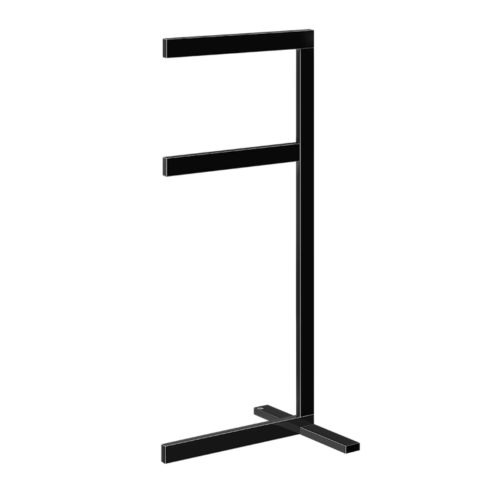 Rettangolo Towel Rack - 20939 Bathroom Accessories GESSI Black Metal PVD