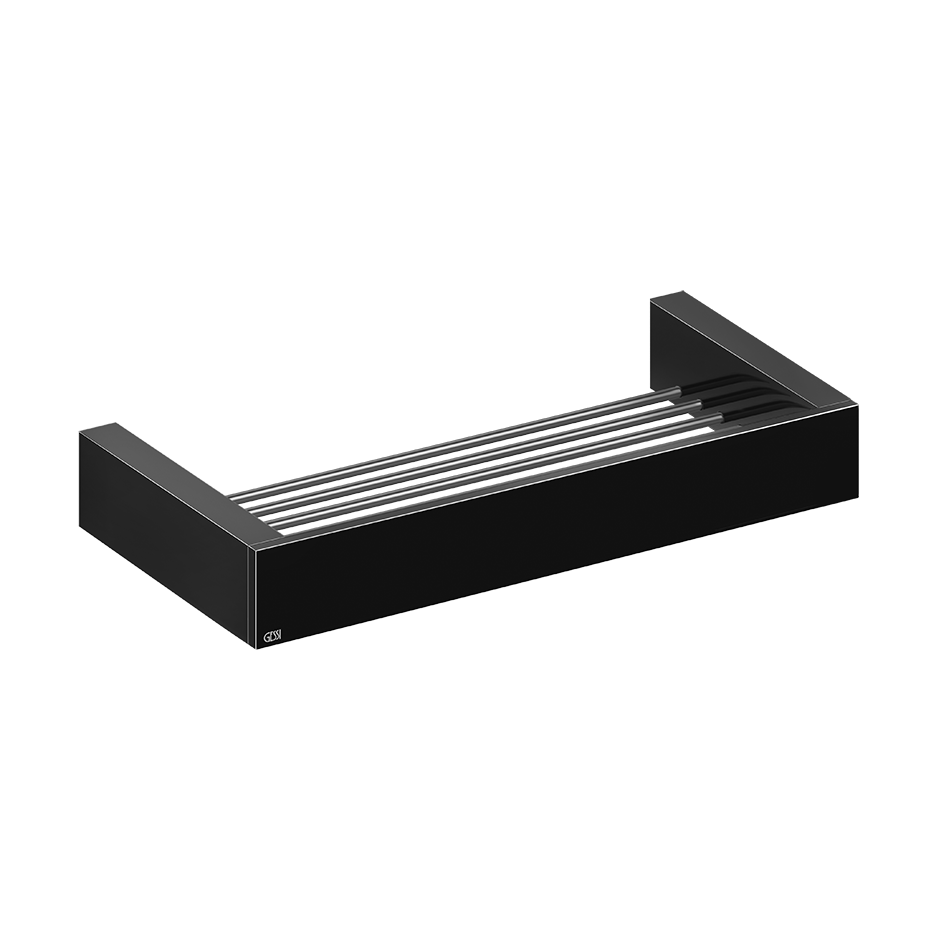 Rettangolo Corner Shelf - 20947 Bathroom Accessories GESSI Black Metal PVD