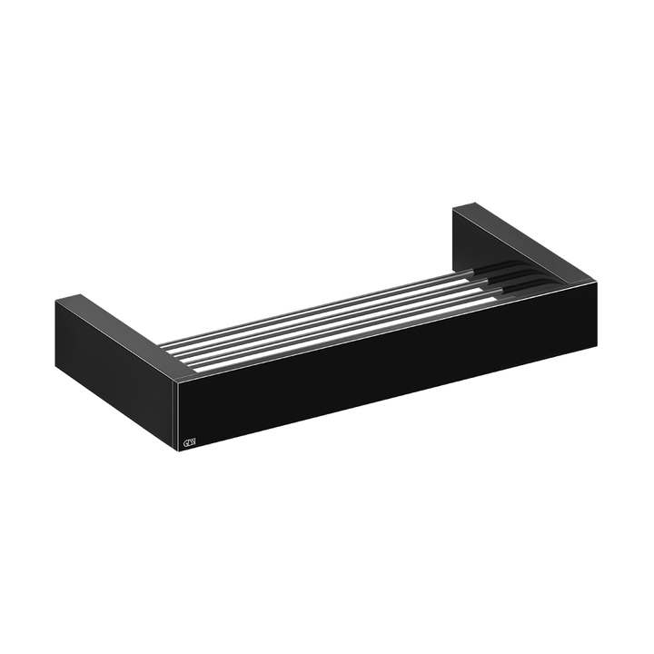 Rettangolo Corner Shelf - 20947 Bathroom Accessories GESSI Black Metal PVD