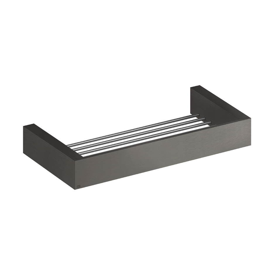 Rettangolo Corner Shelf - 20947 Bathroom Accessories GESSI Black Metal Brushed PVD