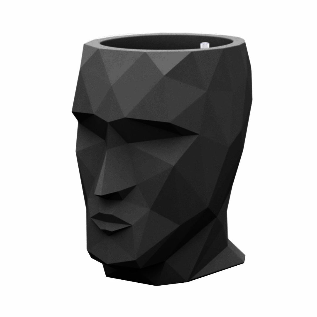 Adan Planter with Self-Watering System Outdoor Vondom Small: 11.75 in width Black