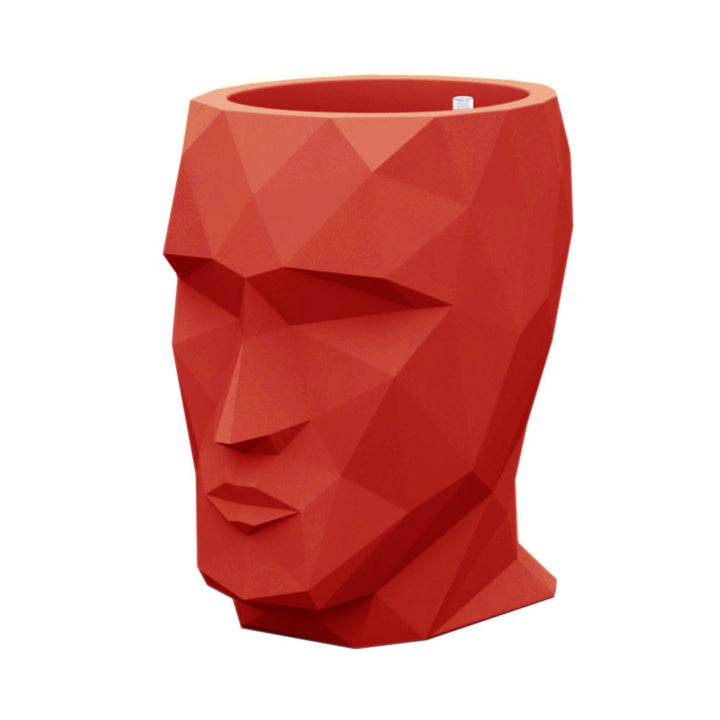 Adan Planter with Self-Watering System Outdoor Vondom Small: 11.75 in width Red