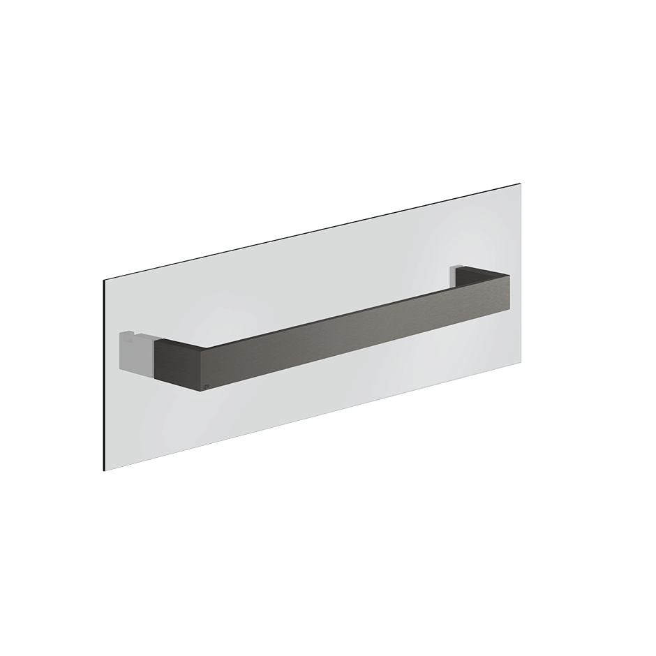 Rettangolo Towel Rail - 20963 Bathroom Accessories GESSI Black Metal Brushed PVD