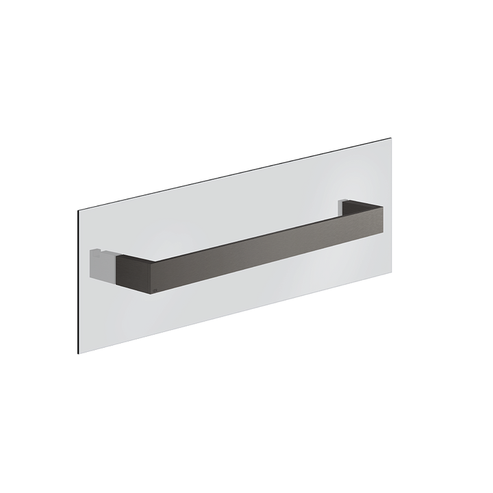Rettangolo Towel Rail - 20963 Bathroom Accessories GESSI Black Metal Brushed PVD