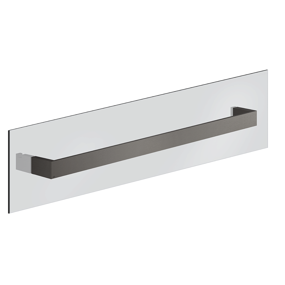 Rettangolo Towel Rail - 20965 Bathroom Accessories GESSI Black Metal Brushed PVD