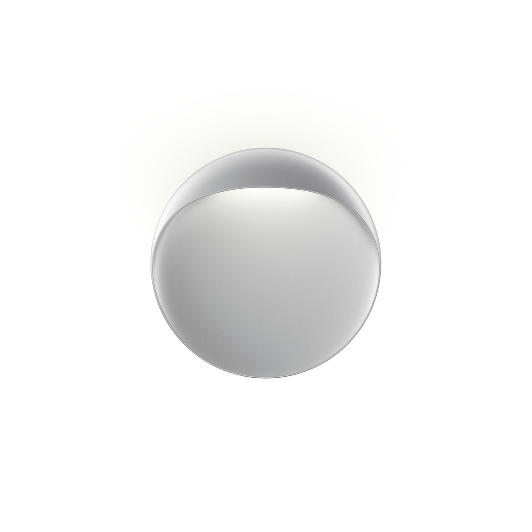 Flindt Wall Light Louis Poulsen Aluminum-Colored Small: 7.9 in width 2700K - Warm White