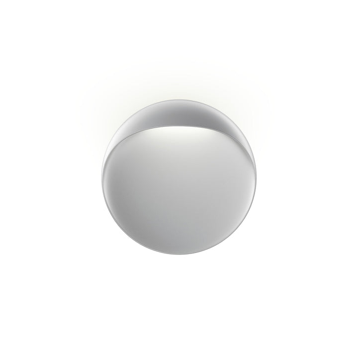 Flindt Wall Light Louis Poulsen Aluminum-Colored Small: 7.9 in width 2700K - Warm White