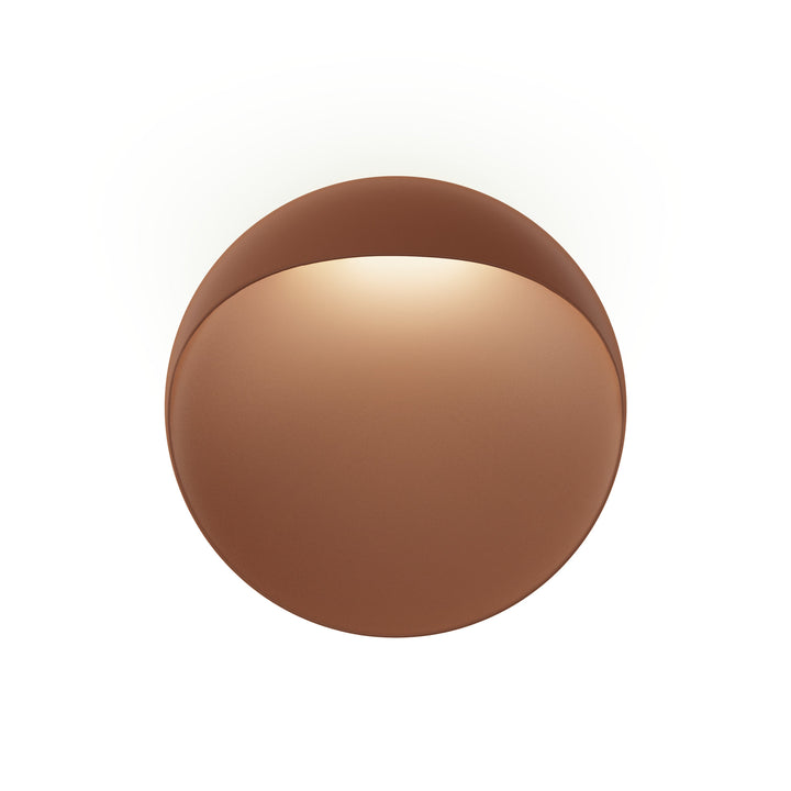 Flindt Wall Light Louis Poulsen Corten-Colored Medium: 11.8 in width 2700K - Warm White