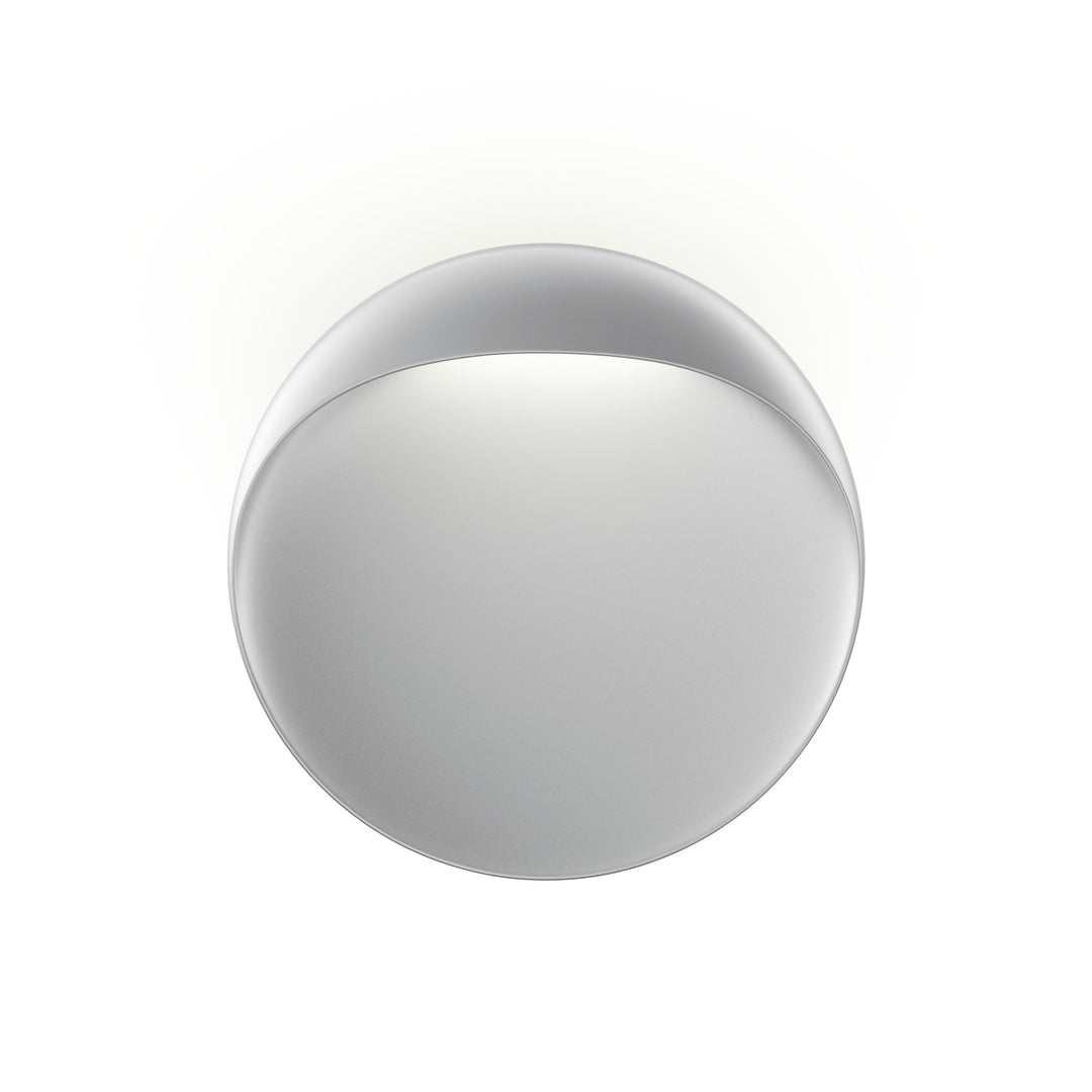 Flindt Wall Light Louis Poulsen Aluminum-Colored Medium: 11.8 in width 2700K - Warm White