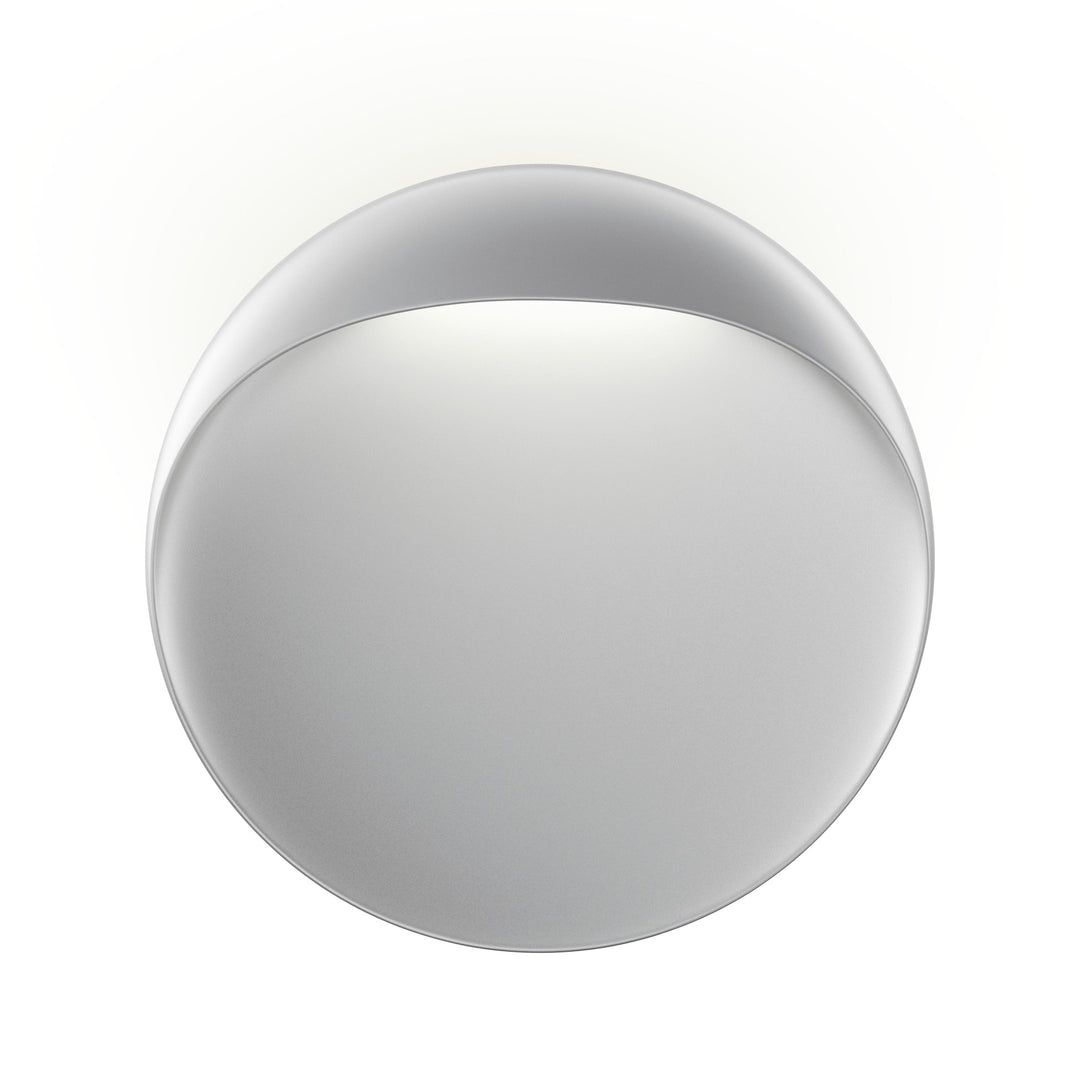Flindt Wall Light Louis Poulsen Aluminum-Colored Large: 15.75 in width 2700K - Warm White