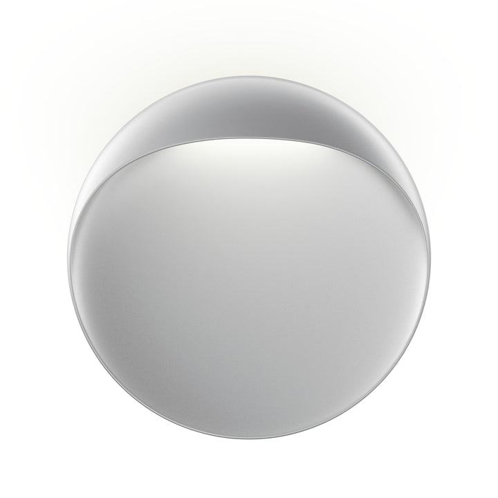 Flindt Wall Light Louis Poulsen Aluminum-Colored Large: 15.75 in width 2700K - Warm White