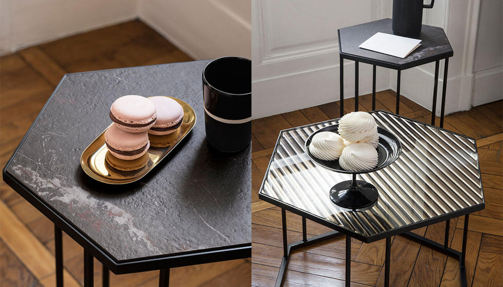 Renee Hexagonal Coffee Table End Table Calligaris