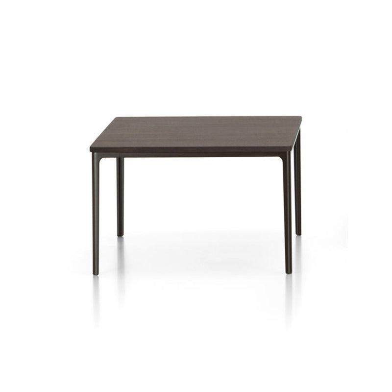 Plate Coffee Table Tables Vitra Solid Smoked Oak / Chocolate XSmall: 16.25 in W x 16.25 in D