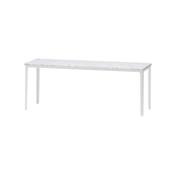 Plate Coffee Table Tables Vitra Carrara Marble / White Small: 28 in W x 16.25 in D