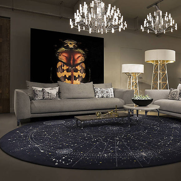 Celestial Round Rug - Italian Luxury Interiors