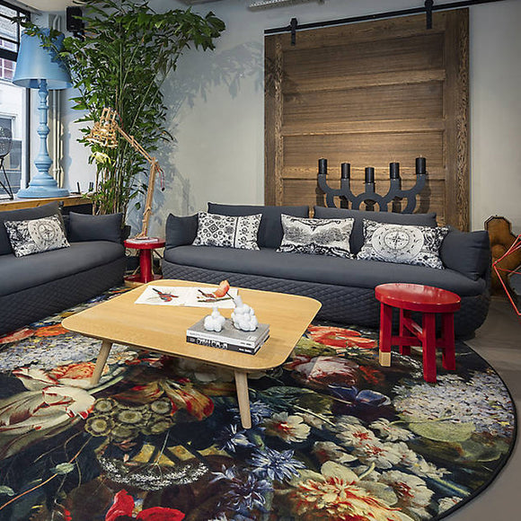 Eden Queen Round Rug Rugs Moooi