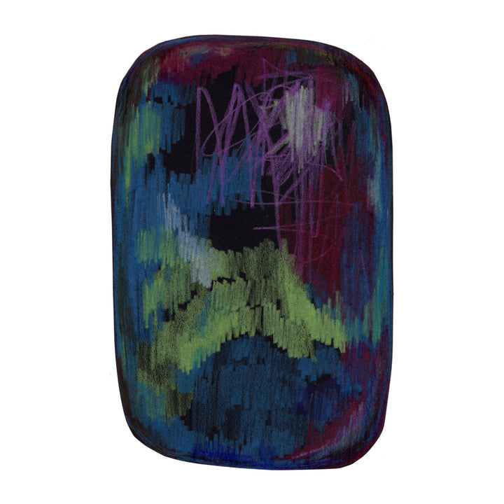 Scribble Black/Green/Blue Rug Rugs Moooi Polyamide