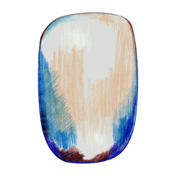Scribble Blue/Grey/Beige Rug Rugs Moooi