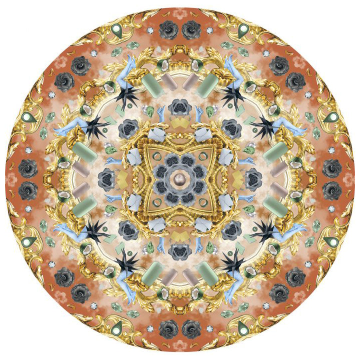 Utopian Fairy Tales Round Rug Rugs Moooi Joy Polyamide 8 ft 2.4 in