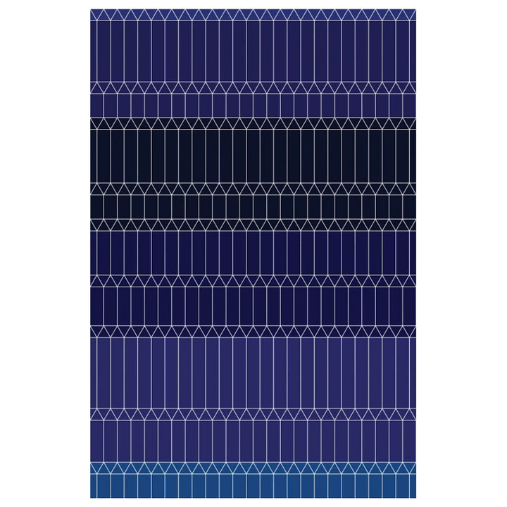 ZigZag Rug Rugs Moooi Blue Polyamide 6 ft 7.2 in x 9 ft 9.6 in