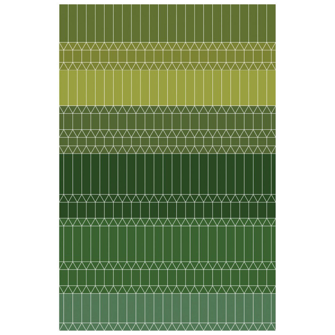 ZigZag Rug Rugs Moooi Green Polyamide 6 ft 7.2 in x 9 ft 9.6 in