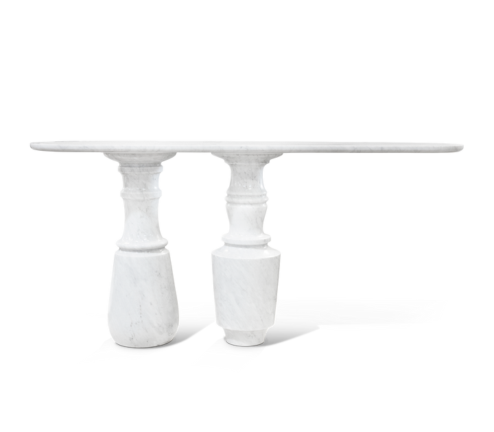pietra carrara console Consoles Boca Do Lobo Pietra Carrara Marble