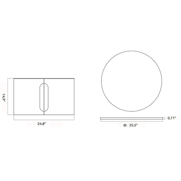 Androgyne Side Table - Italian Luxury Interiors