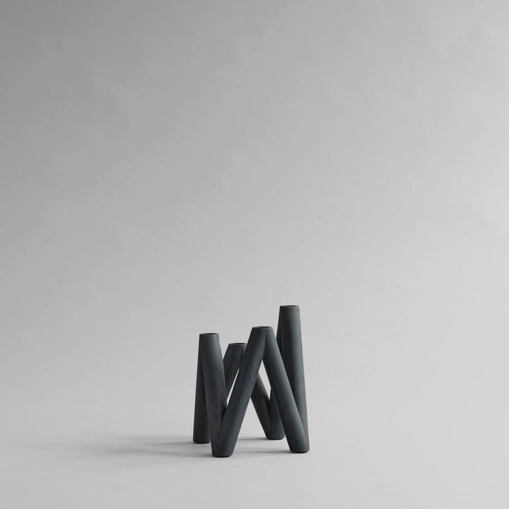 W Candle Holder - Black Candle Holder 101 Copenhagen   
