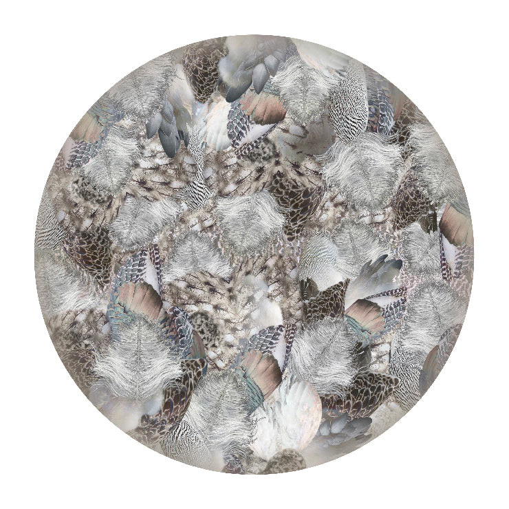 Dodo Pavone Round Rug Rugs Moooi Polyamide 8 ft 2.4 in