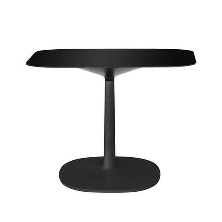 Multiplo Square Cafe Table with Square Base Tables Kartell Black Glass - Indoor