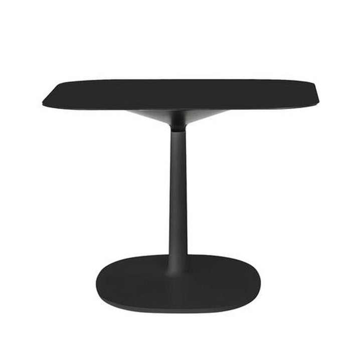 Multiplo Square Cafe Table with Square Base Tables Kartell Black Stoneware - Indoor