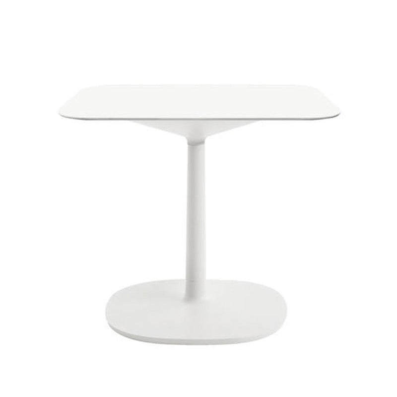 Multiplo Square Cafe Table with Square Base Tables Kartell White Stoneware - Indoor